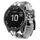 Per cinturino in silicone mimetico Garmin Fenix 7 (bianco)