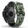 Per cinturino in silicone mimetico Garmin Fenix 7X (verde)