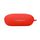 Custodia protettiva in silicone per auricolari Bluetooth tinta unita con moschettone per Skullcandy Push Active (rosso) Custodia protettiva in silicone per auricolari Bluetooth tinta unita con moschettone per Skullcandy Push Active (rosso)