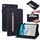 Custodia per tablet in pelle con cerniera a tinta unita per Nokia T10 Skin Feel (nera) Custodia per tablet in pelle con cerniera a tinta unita per Nokia T10 Skin Feel (nera)