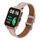 Per Xiaomi Redmi Watch 2 Cinturino integrato con cassa in metallo in vera pelle (rosa chiaro) Per Xiaomi Redmi Watch 2 Cinturino integrato con cassa in metallo in vera pelle (rosa chiaro)