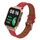 Per Xiaomi Redmi Watch 2 Lite Custodia in metallo in vera pelle Cinturino integrato (rosso) Per Xiaomi Redmi Watch 2 Lite Custodia in metallo in vera pelle Cinturino integrato (rosso)