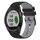 Per Garmin Approach S40 Cinturino in silicone bicolore a scacchi da 20 mm (nero + grigio) Per Garmin Approach S40 Cinturino in silicone bicolore a scacchi da 20 mm (nero + grigio)