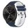 Per GarminMove 3 Cinturino in silicone bicolore a scacchi da 20 mm (blu scuro + bianco) Per GarminMove 3 Cinturino in silicone bicolore a scacchi da 20 mm (blu scuro + bianco)