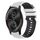 Per Garmin VivoMove Style 20mm Cinturino in silicone bicolore a scacchi (bianco + nero) Per Garmin VivoMove Style 20mm Cinturino in silicone bicolore a scacchi (bianco + nero)
