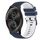 Per Garmin VivoMove Style 20mm Cinturino in silicone bicolore a scacchi (blu scuro + bianco) Per Garmin VivoMove Style 20mm Cinturino in silicone bicolore a scacchi (blu scuro + bianco)