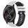 Per Garmin GarminMove Style 20mm Cinturino in silicone bicolore a scacchi (bianco + nero) Per Garmin GarminMove Style 20mm Cinturino in silicone bicolore a scacchi (bianco + nero)