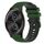 Per Garmin Garmin Move Style 20 mm cinturino in silicone bicolore a scacchi (verde amy + nero) Per Garmin Garmin Move Style 20 mm cinturino in silicone bicolore a scacchi (verde amy + nero)