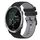 Per Garmin Forerunner 645 Cinturino in silicone bicolore a scacchi da 20 mm (nero + grigio) Per Garmin Forerunner 645 Cinturino in silicone bicolore a scacchi da 20 mm (nero + grigio)
