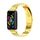 Per Huawei Band 6 / Honor Band 6/7 Mijobs Cinturino in acciaio inossidabile di bambù in metallo (oro) Per Huawei Band 6 / Honor Band 6/7 Mijobs Cinturino in acciaio inossidabile di bambù in metallo (oro)
