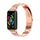 Per Huawei Band 6 / Honor Band 6/7 Mijobs Cinturino per orologio in metallo in acciaio inossidabile di bambù (oro rosa) Per Huawei Band 6 / Honor Band 6/7 Mijobs Cinturino per orologio in metallo in acciaio inossidabile di bambù (oro rosa)