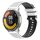 Per Xiaomi Watch Color 2 Cinturino in silicone bicolore a scacchi da 22 mm (bianco + nero) Per Xiaomi Watch Color 2 Cinturino in silicone bicolore a scacchi da 22 mm (bianco + nero)
