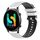 Per Xiaomi Haylou RT2 LS10 Cinturino in silicone bicolore a scacchi da 22 mm (bianco + nero) Per Xiaomi Haylou RT2 LS10 Cinturino in silicone bicolore a scacchi da 22 mm (bianco + nero)