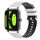 Per Xiaomi Haylou RS4 LS12 Cinturino in silicone bicolore a scacchi da 22 mm (bianco + nero) Per Xiaomi Haylou RS4 LS12 Cinturino in silicone bicolore a scacchi da 22 mm (bianco + nero)