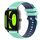 Per Xiaomi Haylou RS4 LS12 Cinturino in silicone bicolore a scacchi da 22 mm (verde acqua + blu) Per Xiaomi Haylou RS4 LS12 Cinturino in silicone bicolore a scacchi da 22 mm (verde acqua + blu)