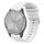 Per Garmin Vivomove 3S 18mm Cinturino in silicone morbido a tinta unita (bianco) Per Garmin Vivomove 3S 18mm Cinturino in silicone morbido a tinta unita (bianco)