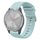Per Garmin Vivomove 3S 18mm Cinturino in silicone morbido a tinta unita (verde zaffiro) Per Garmin Vivomove 3S 18mm Cinturino in silicone morbido a tinta unita (verde zaffiro)