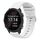 Per Garmin Forerunner 245 Music 20mm Cinturino in silicone morbido a tinta unita (bianco) Per Garmin Forerunner 245 Music 20mm Cinturino in silicone morbido a tinta unita (bianco)