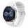 Per Huawei Watch GT3 42mm 20mm Cinturino in silicone morbido a tinta unita (bianco)