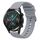 Per Huawei Watch GT2 42mm 20mm Cinturino in silicone morbido a tinta unita (grigio)
