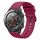 Per Huawei Watch 2 Cinturino per orologio in silicone morbido a tinta unita da 20 mm (rosso vino) Per Huawei Watch 2 Cinturino per orologio in silicone morbido a tinta unita da 20 mm (rosso vino)
