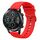 Per Honor MagicWatch2 42mm 20mm Cinturino in silicone morbido a tinta unita (rosso)