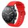 Per Xiaomi Watch S1 Cinturino per orologio in silicone morbido a tinta unita da 22 mm (rosso) Per Xiaomi Watch S1 Cinturino per orologio in silicone morbido a tinta unita da 22 mm (rosso)