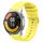 Per Xiaomi Watch Color 2 22mm Cinturino in silicone morbido a tinta unita (giallo) Per Xiaomi Watch Color 2 22mm Cinturino in silicone morbido a tinta unita (giallo)