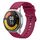 Per Xiaomi Watch Color 2 22mm Cinturino in silicone morbido a tinta unita (rosso vino) Per Xiaomi Watch Color 2 22mm Cinturino in silicone morbido a tinta unita (rosso vino)