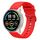 Per Xiaomi Watch Sport 22mm Cinturino in silicone morbido a tinta unita (rosso) Per Xiaomi Watch Sport 22mm Cinturino in silicone morbido a tinta unita (rosso)
