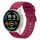 Per Xiaomi Watch Sport 22mm Cinturino in silicone morbido a tinta unita (rosso vino) Per Xiaomi Watch Sport 22mm Cinturino in silicone morbido a tinta unita (rosso vino)