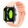 Per Xiaomi Haylou RS4 LS12 Cinturino per orologio in silicone morbido a tinta unita da 22 mm (rosa) Per Xiaomi Haylou RS4 LS12 Cinturino per orologio in silicone morbido a tinta unita da 22 mm (rosa)
