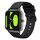 Per Xiaomi Haylou RS4 LS12 Cinturino per orologio in silicone morbido a tinta unita da 22 mm (nero) Per Xiaomi Haylou RS4 LS12 Cinturino per orologio in silicone morbido a tinta unita da 22 mm (nero)