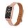 Per Xiaomi Mi Band 7 Pro Cinturino in metallo con doppia borchia (rosa)