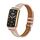 Per Xiaomi Mi Band 7 Pro Collage Cinturino in pelle con struttura in metallo a vita piccola (rosa) Per Xiaomi Mi Band 7 Pro Collage Cinturino in pelle con struttura in metallo a vita piccola (rosa)