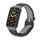 Per Xiaomi Mi Band 7 Pro Cinturino in silicone con struttura in metallo (nero + grigio) Per Xiaomi Mi Band 7 Pro Cinturino in silicone con struttura in metallo (nero + grigio)