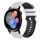 Per Huawei Watch GT3 46mm 22mm Cinturino in silicone bicolore a scacchi (bianco + nero) Per Huawei Watch GT3 46mm 22mm Cinturino in silicone bicolore a scacchi (bianco + nero)