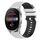 Per Huawei Watch 3 Pro 22mm Cinturino in silicone bicolore a scacchi (bianco + nero) Per Huawei Watch 3 Pro 22mm Cinturino in silicone bicolore a scacchi (bianco + nero)