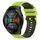 Per Huawei Watch GT 2E Cinturino in silicone bicolore a scacchi da 22 mm (verde lime + nero) Per Huawei Watch GT 2E Cinturino in silicone bicolore a scacchi da 22 mm (verde lime + nero)