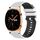 Cinturino per orologio in silicone bicolore a scacchi da 22 mm For Honor Watch GS 3 (bianco + nero) Cinturino per orologio in silicone bicolore a scacchi da 22 mm For Honor Watch GS 3 (bianco + nero)