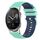 For Honor Magic Watch 2 46mm 22mm Cinturino in silicone bicolore a scacchi (verde acqua + blu) For Honor Magic Watch 2 46mm 22mm Cinturino in silicone bicolore a scacchi (verde acqua + blu)
