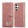Per Samsung Galaxy S22 5G Custodia per telefono in pelle con polvere glitterata (rosa) Per Samsung Galaxy S22 5G Custodia per telefono in pelle con polvere glitterata (rosa)