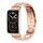 Per Xiaomi Mi Band 7 Pro Mijobs Cinturino in acciaio inossidabile con tre sfere (oro rosa) Per Xiaomi Mi Band 7 Pro Mijobs Cinturino in acciaio inossidabile con tre sfere (oro rosa)