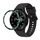 Per Samsung Galaxy Watch 46mm Anello con castone in acciaio inossidabile Water Ghost (verde scuro) Per Samsung Galaxy Watch 46mm Anello con castone in acciaio inossidabile Water Ghost (verde scuro)