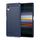 Per Sony Xperia L3 Custodia in TPU in fibra di carbonio spazzolata (blu)