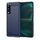 Per Sony Xperia 5 III Custodia per cellulare in TPU spazzolato con struttura in fibra di carbonio (blu) Per Sony Xperia 5 III Custodia per cellulare in TPU spazzolato con struttura in fibra di carbonio (blu)