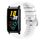 Cinturino per orologio in silicone morbido a tinta unita For Honor Watch ES da 20 mm (bianco) Cinturino per orologio in silicone morbido a tinta unita For Honor Watch ES da 20 mm (bianco)