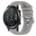 Per Honor MagicWatch2 42mm 20mm cinturino in silicone morbido a tinta unita (grigio)