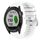 Per Garmin Approach S40 20mm Cinturino in silicone morbido a tinta unita (bianco) Per Garmin Approach S40 20mm Cinturino in silicone morbido a tinta unita (bianco)
