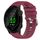 Per Garmin Forerunner 55 20mm cinturino in silicone morbido a tinta unita (rosso vino) Per Garmin Forerunner 55 20mm cinturino in silicone morbido a tinta unita (rosso vino)